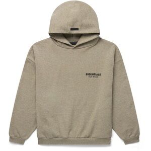 Fear Of God Essentials Hoodie Heather Gray FW24 Size XXL Brand New